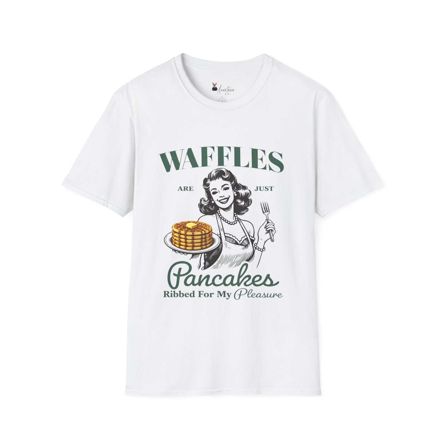 Waffles Are Just Pancakes T-Shirt - Unisex Adult T-shirt