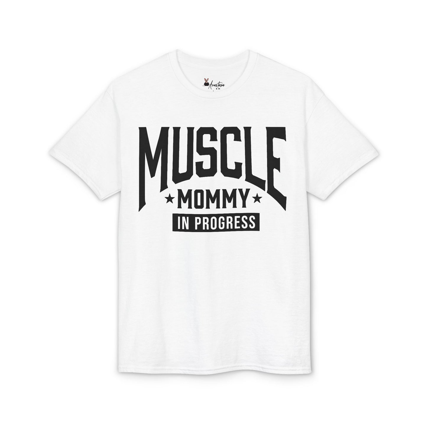 Muscle Mommy in Progress - Athletic Gym T-shirt