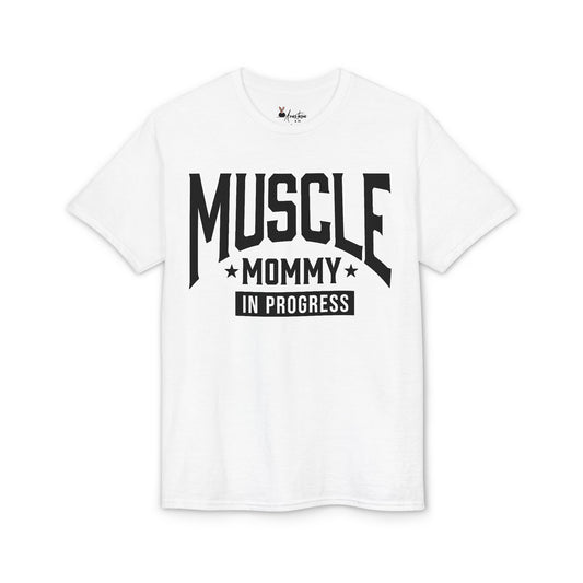 Muscle Mommy in Progress - Athletic Gym T-shirt