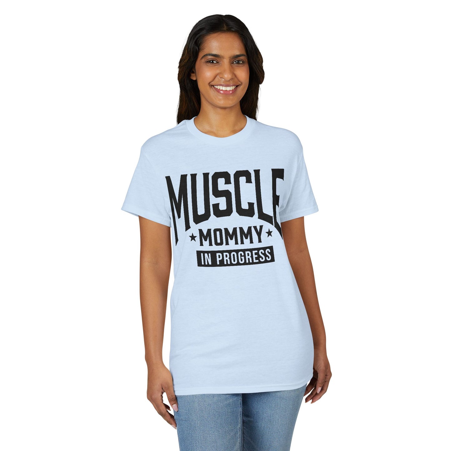 Muscle Mommy in Progress - Athletic Gym T-shirt