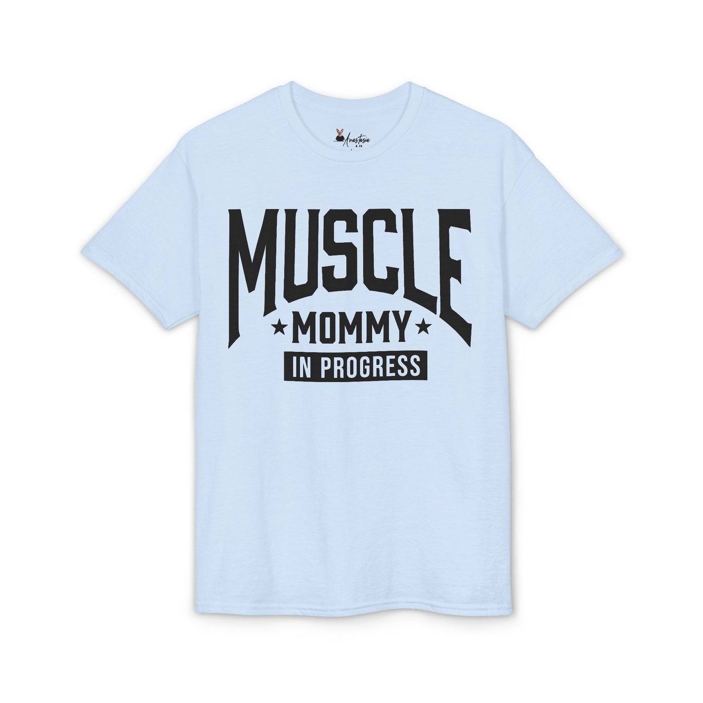 Muscle Mommy in Progress - Athletic Gym T-shirt