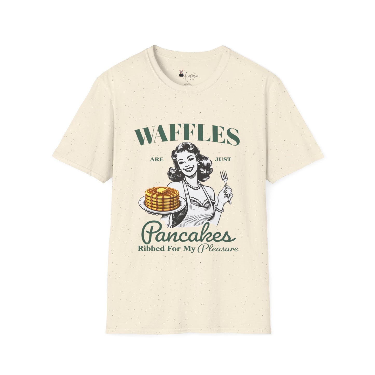 Waffles Are Just Pancakes T-Shirt - Unisex Adult T-shirt