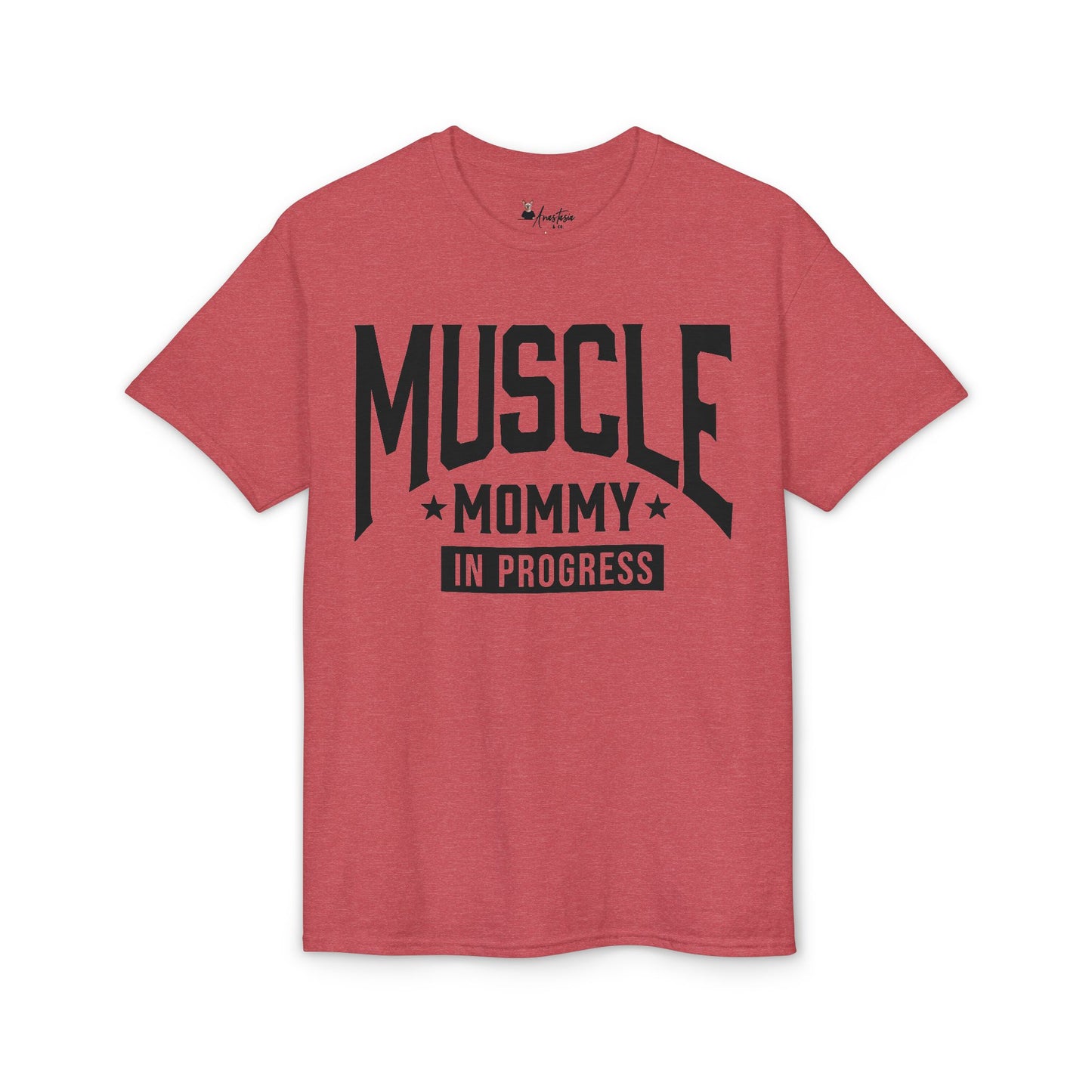 Muscle Mommy in Progress - Athletic Gym T-shirt