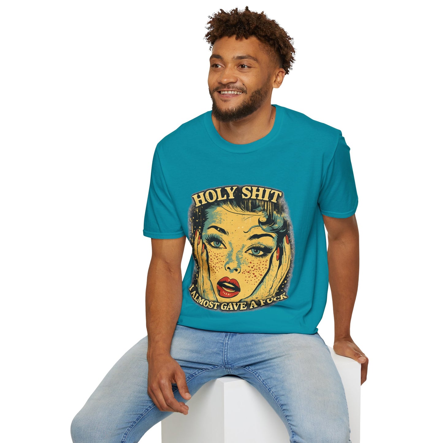 Holy Shit I Almost Gave a F**k - Unisex Adult T-shirt
