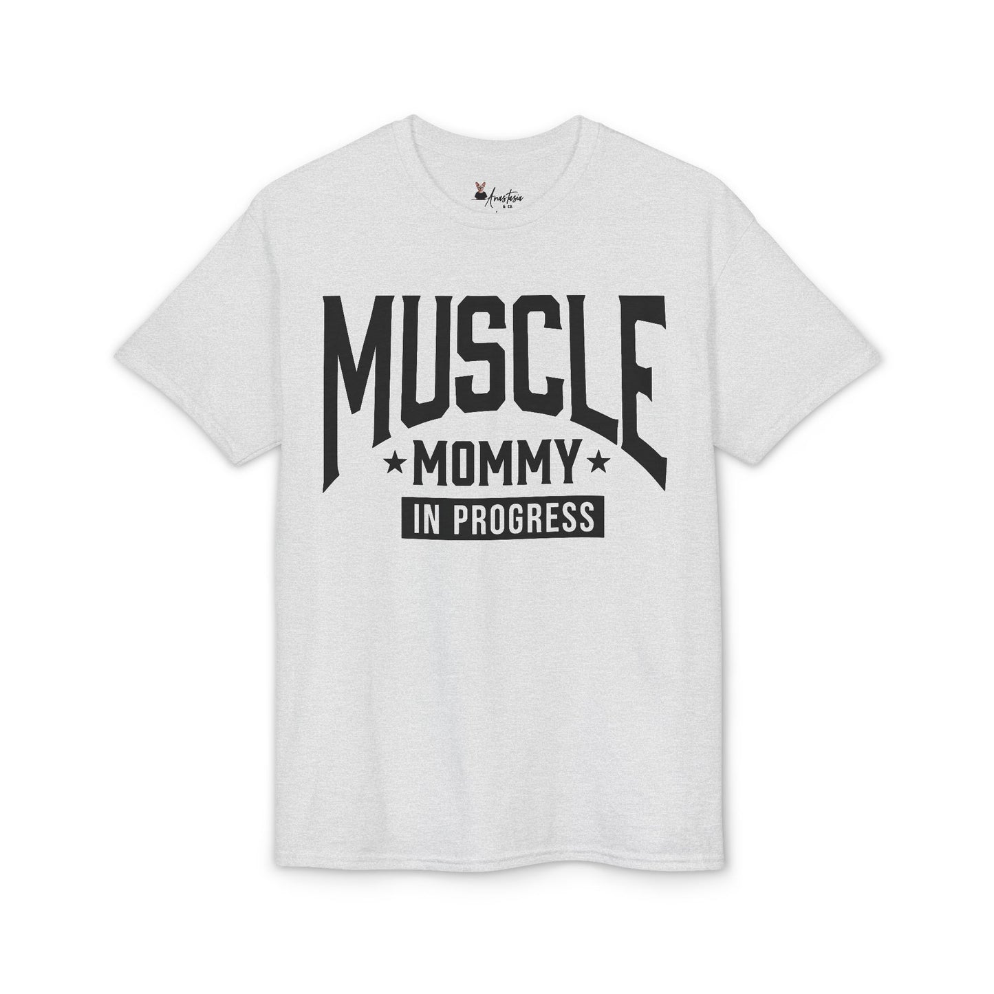 Muscle Mommy in Progress - Athletic Gym T-shirt
